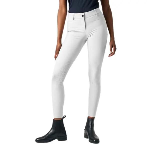 Damskie spodnie konkursowe o średniej przyczepności PS of Sweden Pauline. Białe spodnie materiałowe damskie PS OF SWEDEN, bez wzorów, sportowe. Za 655.00 zł.