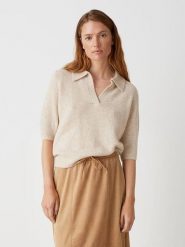 OPUS Sweter w kolorze beżowym rozmiar: 38. Brązowe swetry klasyczne damskie Opus, z wełny, bez kołnierzyka. Za 135.49 zł.