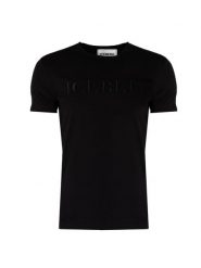 Iceberg T-Shirt "C-Neck" | F0146301 | Mężczyzna | Czarny. Czarne t-shirty męskie Iceberg, m, bez wzorów, z bawełny, bez kołnierzyka. W wyprzedaży za 359.00 zł.