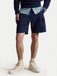 Polo Ralph Lauren Szorty materiałowe 710964027005 Granatowy Relaxed Fit. Niebieskie szorty męskie Polo Ralph Lauren, bez wzorów, z bawełny. Za 689.99 zł.