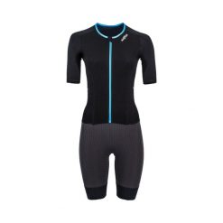 Damski kombinezon triathlonowy Aerosuit Pro 2 – wielokolorowy. Białe kombinezony damskie SAILFISH, xs, bez wzorów, z elastanu, sportowe, bez kołnierzyka, bez ramiączek. Za 1,743.70 zł.