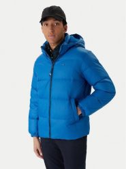 Tommy Jeans Kurtka puchowa Essential DM0DM19786 Niebieski Regular Fit. Niebieskie kurtki męskie Tommy Jeans, m, bez wzorów, z jeansu, bez kaptura. Za 879.00 zł.