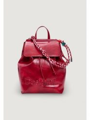 Desigual Plecak 26SAKP20 Czerwony. Czerwone plecaki damskie Desigual, bez wzorów, ze skóry. Za 329.99 zł.