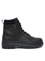 Palladium Trapery 08895-008-M Czarny. Czarne buty zimowe męskie Palladium, ze skóry, bez zapięcia. Za 719.99 zł.