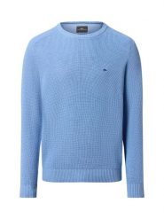 Fynch-Hatton sweter z dzianiny Mężczyźni Bawełna niebieski, L. Niebieskie swetry męskie Fynch-Hatton, l, bez wzorów, z bawełny, bez kołnierzyka. Za 329.95 zł.