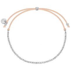 Glanzstücke München Bransoletka z srebra próby 925 w kolorze srebrnym Bransoletki 1 ct Damski. Szare bransoletki damskie Glanzstücke München, srebrne. Za 129.99 zł.