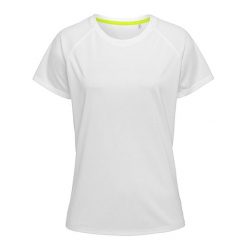 Raglanowa Koszulka Dla Kobiet. Białe bluzki damskie Stedman, s, bez wzorów, sportowe, bez kołnierzyka, bez ramiączek. Za 50.99 zł.