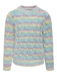 Kids ONLY Sweter 15302290 Kolorowy Regular Fit. Swetry dziewczęce Kids Only, bez wzorów, z syntetyku, bez kołnierzyka. Za 109.99 zł.