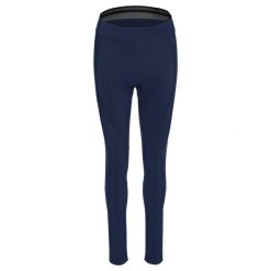 Damskie spodnie rowerowe Essential z wkładką, niebieskie. Niebieskie legginsy damskie Agu, bez wzorów, z materiału. Za 596.10 zł.