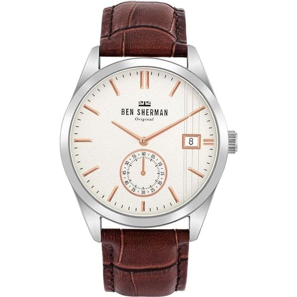 Zegarek Męski Ben Sherman WB039T. Szare zegarki męskie Ben Sherman. W wyprzedaży za 348.90 zł.