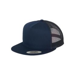 Czapka Flexfit Classique Trucker. Białe czapki męskie FLEXFIT, bez wzorów, z bawełny. Za 87.50 zł.
