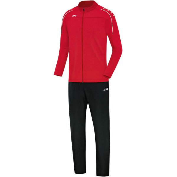 Dres Jako loisir Classico. Czerwone spodnie dresowe damskie Jako, bez wzorów, z dresówki. Za 518.00 zł.