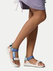 Columbia Sandały Konos Globetrot 2126911 Granatowy. Niebieskie sandały damskie Columbia, bez wzorów, z materiału, bez obcasa, na płaskiej podeszwie. Za 259.99 zł.