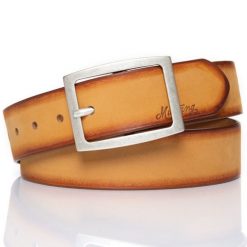 MUSTANG PASEK SKÓRZANY 40 mm SOPO-MUS057. Brązowe paski męskie Mustang, bez wzorów, ze skóry, klasyczne. Za 69.99 zł.