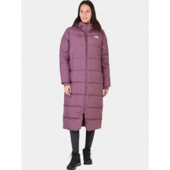 Płaszcz Zimowy Damski The North Face Triple C. Fioletowe płaszcze damskie The North Face, na zimę, bez wzorów, z puchu, eleganckie. W wyprzedaży za 1,449.75 zł.