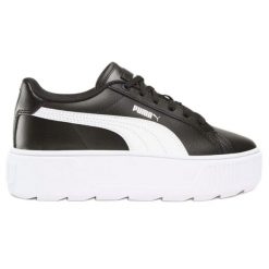 Buty sportowe Puma Karmen 387374 02 czarne. Czarne buty sportowe na co dzień damskie bez wzorów, z materiału. Za 363.73 zł.