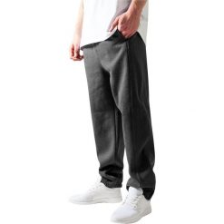 Spodnie Urban Classic basic. Brązowe spodnie materiałowe męskie Urban Classics, bez wzorów. Za 157.00 zł.