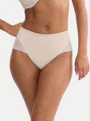 Triumph Figi klasyczne z wysokim stanem Comfort Contour 10226329 Beżowy jasny. Brązowe figi damskie Triumph, l, bez wzorów, z syntetyku. Za 119.99 zł.