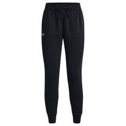 Spodnie Do Biegania Rival Fleece Dla Kobiet. Czarne spodnie dresowe damskie Under Armour, bez wzorów. Za 302.99 zł.