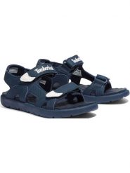 Timberland Sandały "Perkins Row" w kolorze granatowym rozmiar: 38. Niebieskie sandały damskie Timberland, bez wzorów, bez obcasa. Za 171.28 zł.