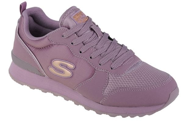 Buty sportowe Sneakersy damskie, Skechers OG 85-2KEWL. Fioletowe buty sportowe na co dzień damskie Skechers, bez wzorów, z materiału, trekkingowe. Za 259.99 zł.