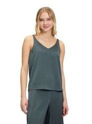 Vera Mont Top w kolorze zielonym rozmiar: 34. Zielone topy damskie Vera Mont, bez wzorów, bez kołnierzyka. Za 104.99 zł.