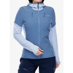 Bluza z kapturem damska La Sportiva Session Tech Hoody. Niebieskie bluzy z kapturem damskie La Sportiva, na zimę, m. Za 576.99 zł.
