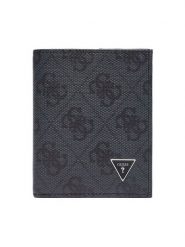 Guess Portfel SMVELE LEA04 Czarny. Czarne portfele męskie Guess, z aplikacjami, ze skóry. Za 264.99 zł.