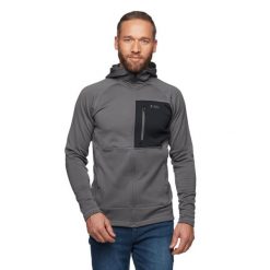 Bluza turystyczna męska Black Diamond Factor. Szare bluzy bez kaptura męskie Black Diamond, m. Za 606.50 zł.