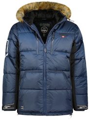 Canadian Peak Kurtka zimowa "Danoneak" w kolorze granatowym rozmiar: 3XL. Niebieskie kurtki męskie Canadian Peak, na zimę, xl, bez wzorów, bez kaptura. Za 370.71 zł.