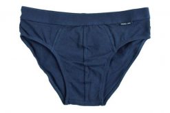Klasyczne Męskie Slipy, Bawełna z Elastanem, Niebieskie – Pako Jeans. Niebieskie slipki męskie Pako Jeans, bez wzorów, z bawełny. Za 33.00 zł.