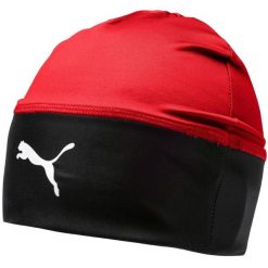 Czapka dla dorosłych Puma Liga Beanie Senior. Czerwone czapki męskie Puma, bez wzorów. Za 49.90 zł.