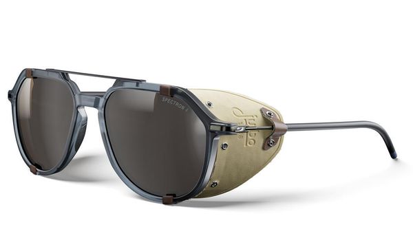 Okulary przeciwsłoneczne JULBO Tribute - Spectron 4 - Blue/Beige/Black. Brązowe okulary przeciwsłoneczne damskie JULBO, pilot. Za 649.00 zł.