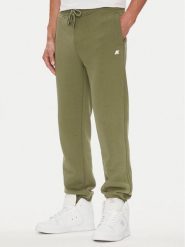 K-Way Spodnie dresowe Mickyel K51377W Zielony Regular Fit. Zielone spodnie dresowe męskie k-way, bez wzorów, z bawełny. Za 389.99 zł.