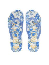 Roxy Japonki ARJL100869 Niebieski. Niebieskie klapki damskie Roxy, bez wzorów, z tworzywa sztucznego, bez obcasa. Za 89.99 zł.