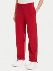 HUGO Spodnie dresowe Norata_B 50542564 Czerwony Baggy Fit. Czerwone spodnie dresowe damskie Hugo, l, bez wzorów, z bawełny. Za 439.99 zł.