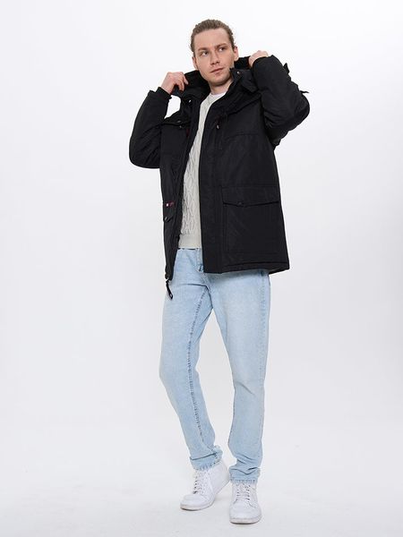 CANADA weather gear Kurtka zimowa w kolorze czarnym rozmiar: L. Czarne kurtki męskie CANADA weather gear, na zimę, l, bez wzorów, bez kaptura. Za 287.16 zł.