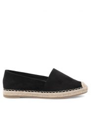 Jenny Fairy Espadryle WSS990-224 Czarny. Czarne espadryle damskie Jenny Fairy, bez wzorów, z materiału, bez obcasa. Za 47.99 zł.