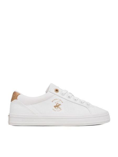 Beverly Hills Polo Club Tenisówki CEOWB-V12-839 Biały. Białe trampki i tenisówki damskie Beverly Hills Polo Club, bez wzorów, z materiału. Za 149.99 zł.