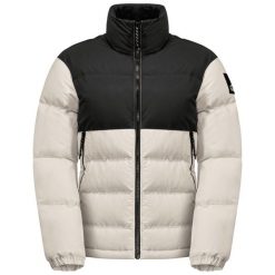Kurtka puchowa damska Jack Wolfskin Alex Down. Brązowe kurtki damskie Jack Wolfskin, m, bez wzorów, z puchu, bez kaptura. Za 299.99 zł.