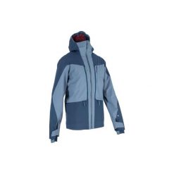 Kurtka narciarska All-Mountain AM900 męska. Niebieskie kurtki męskie WED'ZE, m, bez wzorów, z elastanu, bez kaptura. W wyprzedaży za 399.99 zł.