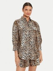 ViCOLO Koszula TB2889 Brązowy Regular Fit. Brązowe koszule damskie ViCOLO, m, bez wzorów, z bawełny, bez kołnierzyka, bez ramiączek. Za 369.99 zł.