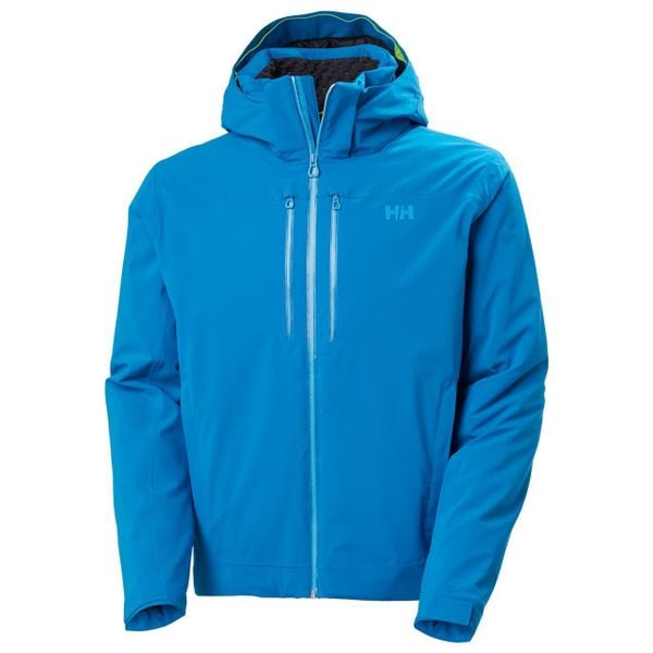 Kurtka narciarska Helly Hansen Alpha Lifaloft. Niebieskie kurtki męskie Helly Hansen, na zimę, m, bez wzorów, sportowe, bez kaptura. Za 1,862.00 zł.