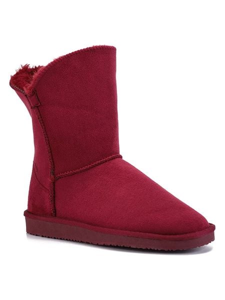 ISLAND BOOT Kozaki zimowe "Adeline" w kolorze różowym rozmiar: 38. Różowe kozaki damskie Island Boot, z materiału, bez obcasa, na platformie. Za 136.78 zł.