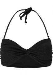 Damski top do kostiumu kąpielowego Athlecia Larinie. Czarne bikini damskie Athlecia, bez wzorów. Za 139.50 zł.