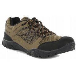 Buty trekkingowe męskie Edgepoint III Regatta. Niebieskie buty trekkingowe męskie Regatta, z poliesteru, bez zapięcia, trekkingowe. W wyprzedaży za 249.99 zł.