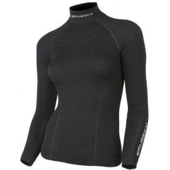 Bluza turystyczna damska Brubeck Wool Merino LS11930. Czarne bluzy bez kaptura damskie Brubeck. Za 348.13 zł.