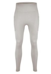 Legginsy fitness damskie Beshaped Lift Me Up z kieszeniami. Szare legginsy damskie BESHAPED, l, bez wzorów, z dzianiny. Za 159.20 zł.