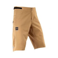 Spodenki rowerowe męskie Leatt MTB Trail 3.0 Liner. Brązowe szorty męskie LEATT, bez wzorów, z elastanu. Za 479.99 zł.