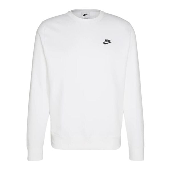 Bluza Nike Club 133 z okrągłym dekoltem czarno-biała. Czarne bluzy bez kaptura męskie Nike, l. Za 274.95 zł.